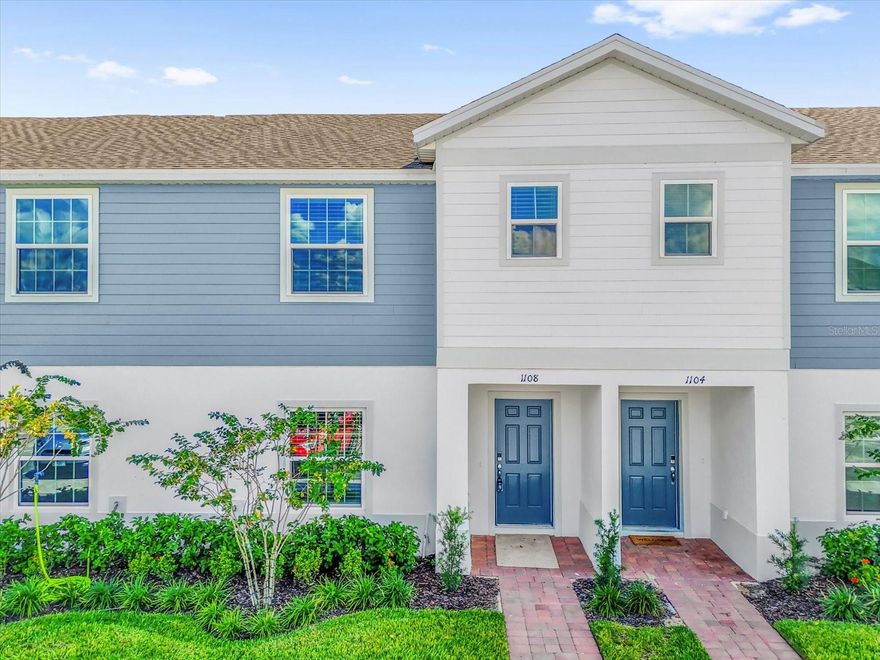 ***NO REAR NEIGHBORS/ SUPER LOW HOA - SELLER WILLING TO CONTRIBUTE TOWARDS CLOSING COSTS***Welcome to Legacy Landing, Davenport’s newer master-planned community offering modern design and convenience. This move-in-ready 3-bedroom, 2.5-bath townhome features 1,650 square feet of open-concept living space with thoughtfully selected upgrades. The kitchen showcases espresso cabinetry, an extended island with additional island bar seating space, and a functional layout ideal with sink built in the island for both cooking and entertaining. Kitchen features **NEW stainless steal appliances** which stay along with brand **NEW washer and dryer**

The main level flows seamlessly into the living and dining area, creating an inviting space with natural light. Upstairs you’ll find **NEW laminate flooring on the staircase and hallway** (NO CARPET downstairs) leading to bedrooms and a spacious primary suite. Enjoy outdoor living on the extended rear patio lanai overlooking open green space with NO REAR NEIGHBORS, offering added privacy and a peaceful setting.
***AMENETIES include***Access to community amenities including a pool and recreational areas, with close proximity to Posner Park shopping, dining, Advent Health, Publix, Target, I-4, Champions Gate golf and restaurant district, and Central Florida’s world-famous theme parks and attractions. This property offers an excellent opportunity for primary residence, second home, or investment in a growing Davenport location. NEIGHBORHOOD ACROSS FROM DAVENPORT SCHOOL OF ARTS.
