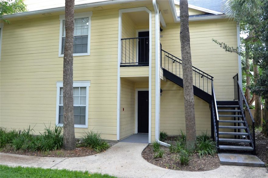 Priced to Sell! This charming 2-bedroom, 2-bathroom condo is located on the second floor in the highly sought-after Tradewinds community of MetroWest. The spacious open floor plan is filled with natural light and features a well-appointed kitchen with all appliances included, along with a convenient breakfast bar that seamlessly opens to the living and dining areas — perfect for entertaining. The primary bedroom boasts a walk-in closet and an en-suite bathroom for added privacy and comfort. The second bedroom, also with its own en-suite bathroom, offers versatile space — ideal as a guest room, home office, or flex room to suit your needs. Enjoy the fantastic amenities within the Tradewinds community, including two swimming pools, tennis courts, a fitness center, a clubhouse, and a scenic walking trail around the pond. Conveniently located near schools, shopping, dining, and major highways, this condo also offers easy access to theme parks, downtown attractions, and outdoor recreation. Don't miss out on this wonderful opportunity!