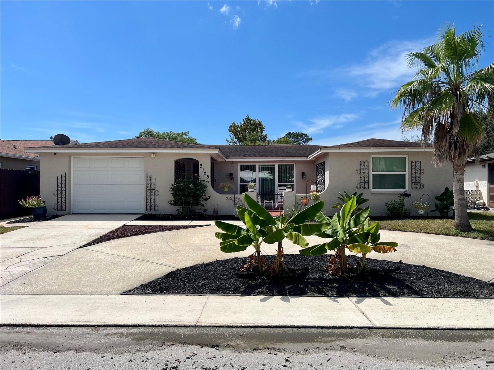 Word on the street is rates are dipping—connect with your lender to see if you’re qualified to benefit from this rate adjustment. Welcome to this stunning 3-bedroom, 2-bathroom pool home tucked away in a desirable NO HOA community. From the moment you arrive, the mature landscaping and fenced backyard create a warm and inviting curb appeal. Step inside to discover a bright, open layout filled with natural light and updated flooring throughout. The spacious living and dining room combo is ideal for hosting gatherings and seamlessly flows into the fully updated kitchen, featuring stainless steel appliances, granite countertops, a breakfast bar, and a cozy dinette—perfect for enjoying your morning coffee or creating your next favorite meal. The master suite offers private access to the pool area along with a beautifully appointed en suite bathroom, creating your own personal retreat. Step outside to the fully screened-in pool with paver decking, the perfect spot to relax and soak up the Florida sunshine year-round. Don’t miss the opportunity to make this move-in-ready gem your new home!