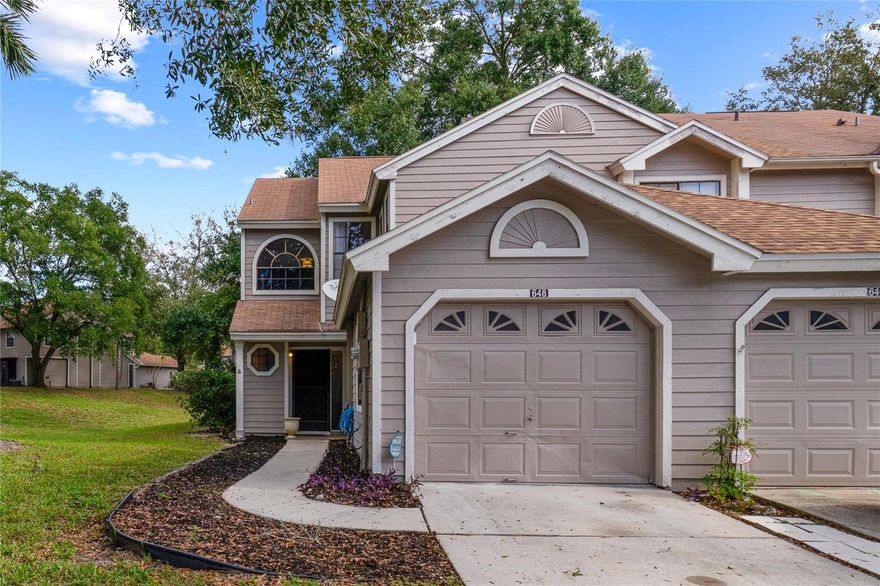 Great opportunity in a perfect location - welcome to Northbridge at Country Creek! This light, bright and spacious 2BD/2.5BA townhome is full of UPDATES, freshly painted and ZONED FOR TOP-RATED SCHOOLS! This CORNER UNIT delivers a beautiful kitchen with new appliances, RENOVATED BATHROOMS, new outlets, NEW LUXURY VINYL PLANK FLOORS and a generous FLEX SPACE! From your foyer you have access to the kitchen as well as a line of sight straight through to the screened lanai adding to the light and bright feel! Your kitchen has been thoughtfully updated to include GRANITE COUNTERTOPS, new STAINLESS STEEL APPLIANCES, plenty of cabinet and pantry storage, tiled backsplash and breakfast bar and dinette seating for casual dining with family or entertaining friends. The open living and dining is a comfortable and inviting space with sliding glass door access to the screened lanai. At the top of the stairs a versatile loft awaits, whether you need a second living area, office space, home gym - the possibilities are endless! The generous PRIMARY SUITE is another bright space under a VAULTED CEILING with DUAL CLOSETS and your private bath has been updated in modern but timeless finishes that include a DUAL SINK VANITY, decorative mirrors and lighting and a large CUSTOM TILED SHOWER! The second bedroom is also a great size with access to the second full bath, also updated. For convenience there is also a HALF BATH on the main floor. Conveniently located in the heart of Altamonte Springs with easy access to I-4 and great amenities! The low HOA makes this a great first home or ideal investment property. Call today to schedule your showing and fall in love with this updated home in an established and well maintained community!