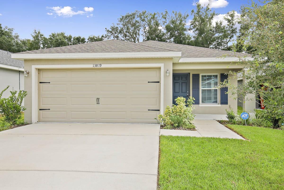 This spacious home features 3 bedrooms, 2 baths, 2 car garage and 1,610 sq. ft. of living space. As you enter, you’ll find a versatile Living room which can be used as an office, virtual learning space, media area or game room. Continue to the kitchen which boasts stainless steel appliances including a French door refrigerator, lots of counter space and cabinets and a walk-in pantry. Your kitchen overlooks a large great room with sliding glass doors out to your beautiful backyard oasis! Relax in your private owner's suite with a spacious walk-in
closet and en-suite bath including a tiled shower, private water closet and linen closet. The other roomy bedrooms are located at the front of the home and share the second bathroom with access from bedroom 2 and the hallway adjacent to bedroom 3. The dedicated laundry room with garage access, includes a washer and dryer! Complete lawn maintenance, including mowing, shrub pruning, irrigation system service, turf, and plant fertilization and plant pest control are included in rent services saving you time and money! Situated in a friendly community this home is also close to shopping, dining, activities, schools, and commuter routes. NOTE: Additional $59/mo. Resident Benefits Package is required and includes a host of time and money-saving perks, including monthly air filter delivery, concierge utility setup, on-time rent rewards, $1M identity fraud protection, credit building, online maintenance and rent payment portal, one lockout service, and one late-rent pass. Renters Liability Insurance Required. Call to learn more about our Resident Benefits Package.