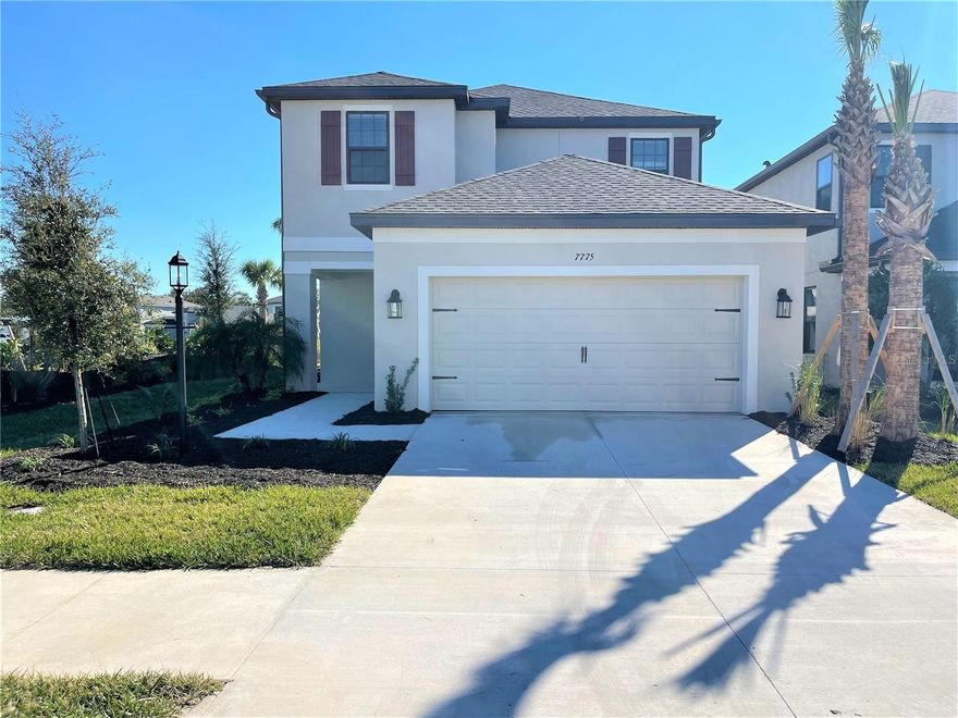 This newly beautiful two-story single-family home is located in the famous Cassia at Skye Ranch, a beautiful gated community in Sarasota, 13 Miles from the famous Siesta Key #1 Beach in the would. A+ Schools, gorgeous corner lot with 4 bedrooms, 3.5 bathrooms, and a big walk-in closet. There is also a large great room/dining area, a kitchen with a large island, granite countertops, and stainless appliances. The tenants will move out until May 31.