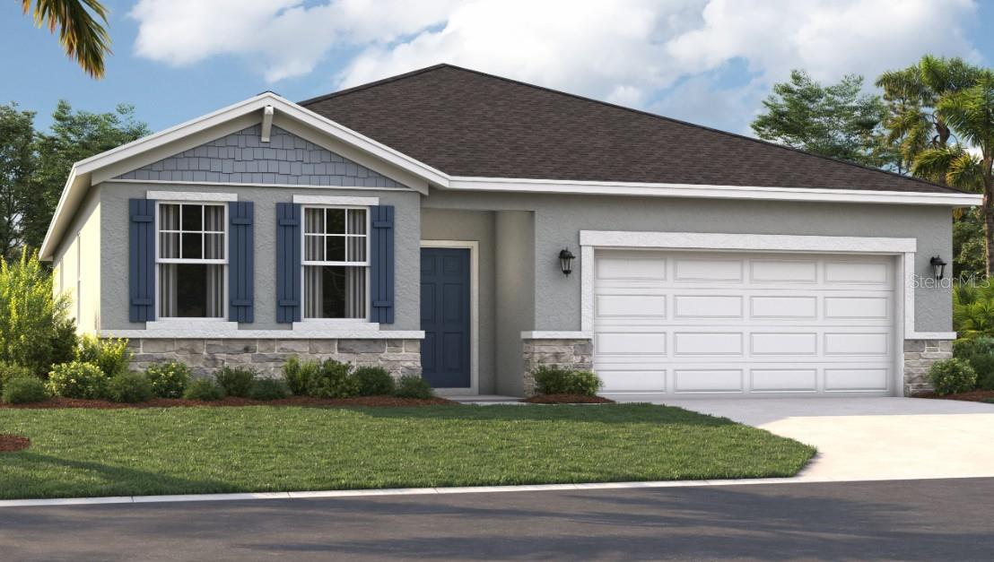One or more photo(s) has been virtually staged. Conveniently located with access to SR 50 and SR 17, Sunset Lakes Estates is a short drive from downtown Clermont and Mount Dora, where you can enjoy delicious dining, shopping, or having fun on Lake Apopka with friends and family. If you have your sights set on big-city fun and entertainment, you're only 45 minutes from downtown Orlando, Disney World, or Universal Studios. Your new home awaits in Lake County! Contact us today to schedule an appointment!
The Webber is a spacious 2,210-square-foot, single-story home featuring four bedrooms and three bathrooms. The kitchen overlooks the dining and living rooms, while the outdoor deck off the family room provides plenty of natural light throughout the main living area. Tucked away at the front of the home is a second bedroom with a private bathroom, perfect for guests! With a spacious primary suite located at the rear of the home and three additional bedrooms, the Webber is the perfect new home for all buyers. Your dream home awaits at Sunset Lakes Estates. Schedule an appointment today to learn more about this exciting new neighborhood!