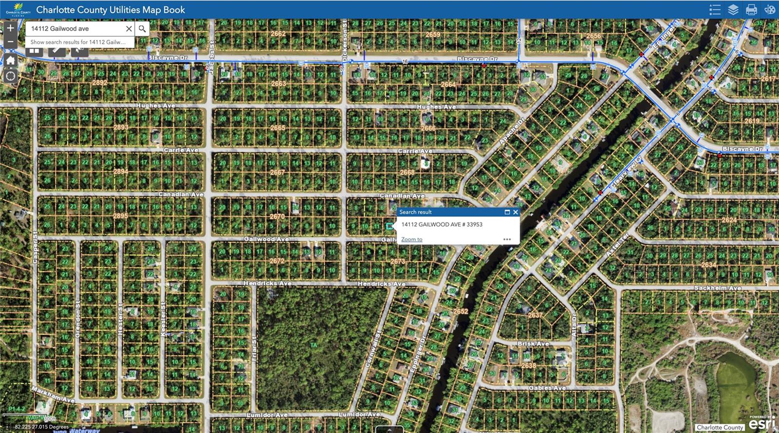 14112 GAILWOOD AVENUE, PORT CHARLOTTE, FL, 33953 1 14112 GAILWOOD AVENUE