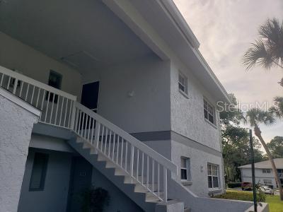 Upstairs 2 bed, 2 bath with new carpet throughout. Washer and dryer included. Screened patio/balcony. Community pool just steps away. No pets allowed for this property.