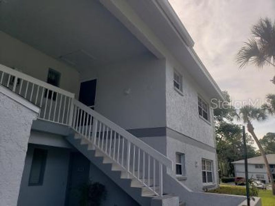 Upstairs 2 bed, 2 bath with new carpet throughout.  Washer and dryer included.  Screened patio/balcony.  Community pool just steps away.  No pets allowed for this property.