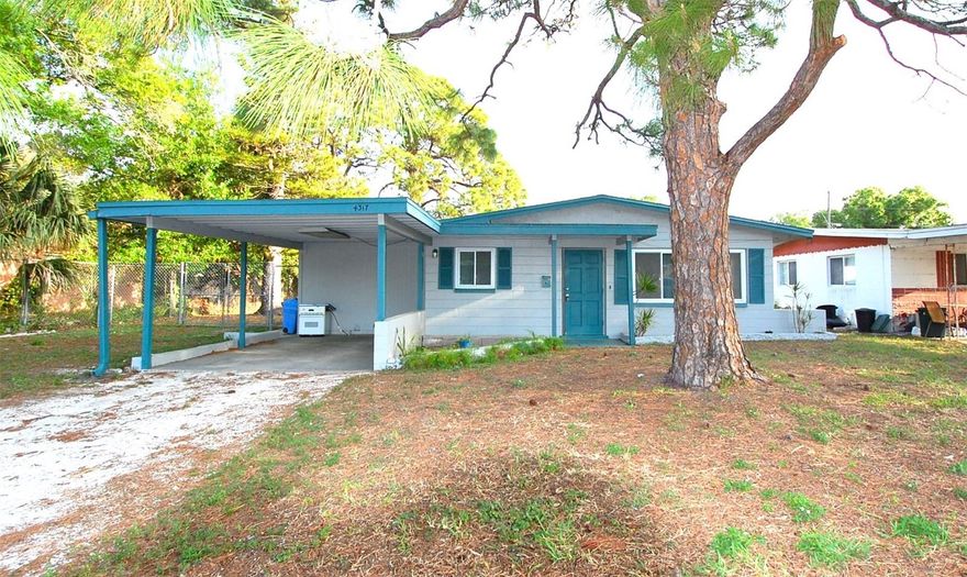 3-bedroom, 1-bath with carport in a convenient Pinellas Park location. This home offers convenience and functionality. Highlights include a screened lanai that leads out to the expansive, fully fenced backyard, a new stovetop and new oven in the kitchen, and a utility room with washer and dryer hook-up. Ideally situated just blocks from The Shoppes at Park Place with a Target, a myriad of restaurants, a Regal movie theater, and more. Only 5.5 miles from Lake Seminole Park, and the proximity to Park Blvd and US-19 makes commuting to St. Petersburg, Clearwater, Tampa, and the Gulf beaches a breeze. Great value in a central location!