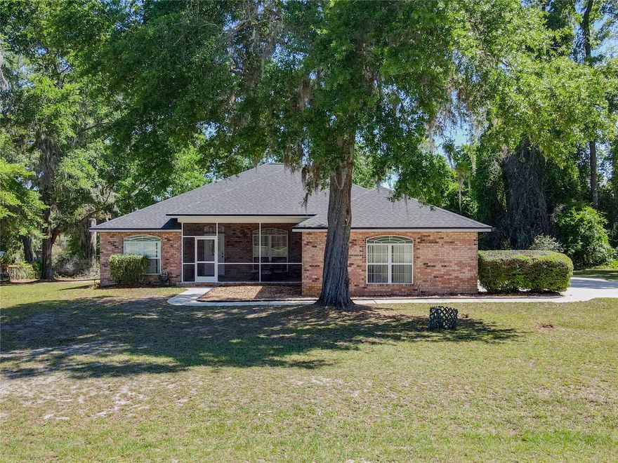 MOVE-IN READY | 10’ Ceilings | NEW ROOF & AC | SCREENED POOL This upgraded 1,843 sqft pool home features 10-foot ceilings, fresh paint, modern fixtures, and peace of mind with all major systems recently replaced: New roof (2024), new AC unit (2025) with 10-year parts and labor warranty, new pool pump and screened enclosure (2023), fresh interior and exterior paint, and spacious open layout with dining room and breakfast nook Enjoy seamless indoor-outdoor living with sliding glass doors that open to your private screened-in pool. Located in Emerald Lakes with no HOA, this home could be yours! Serious upgrades. Serious value. Schedule your showing today—turnkey and move-in ready.