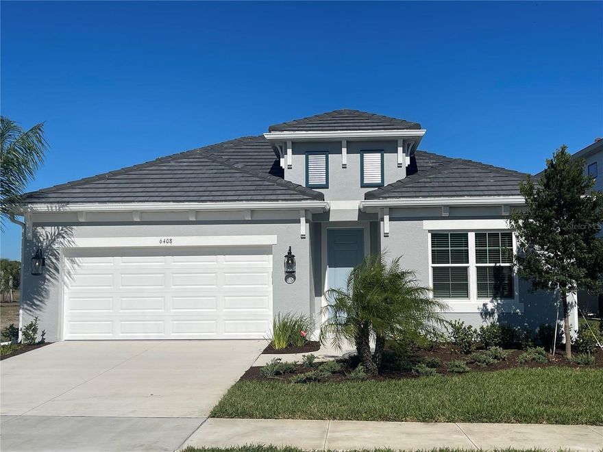 Welcome to this beautifully designed five-bedroom, four-bath residence offering an exceptional layout and refined style. The main level features four spacious bedrooms and three full bathrooms, ideal for everyday living, while the upstairs retreat includes an additional bedroom, full bath, and a generous loft, perfect for a media room, home office, or guest suite.
This incredible two-story home offers 3,019 square feet of thoughtfully planned living space, blending elegance with functionality. A grand foyer and gallery entry set the tone as you enter, leading into an open-concept great room and dining area designed for effortless entertaining. The chef-inspired kitchen boasts a large island and walk-in pantry, making both daily meals and gatherings a pleasure.
The primary suite is a true sanctuary, featuring two walk-in closets and a spa-like en suite bath with separate vanities and a large walk-in shower. A secondary guest suite with its own en suite bath adds privacy and flexibility. Step outside to the covered lanai perfect for relaxing or enjoying Florida’s indoor-outdoor lifestyle.
Located in a community showcasing award-winning British West Indies–inspired architecture, residents enjoy an elegant blend of coastal charm and island-casual living. Community amenities include resort-style pool, fitness center, clubhouse, pickleball and tennis courts, scenic lakes, trails, parks, and dog parks. Conveniently situated near I-75, shopping, dining on Clark Road, and the beaches of Siesta Key.
Zoned for top Sarasota County schools including Lakeview Elementary, Skye Ranch School, Sarasota Middle School, and Riverview High School, this home offers luxury, space, and an unbeatable Sarasota lifestyle.  Owner is looking for an annual lease.