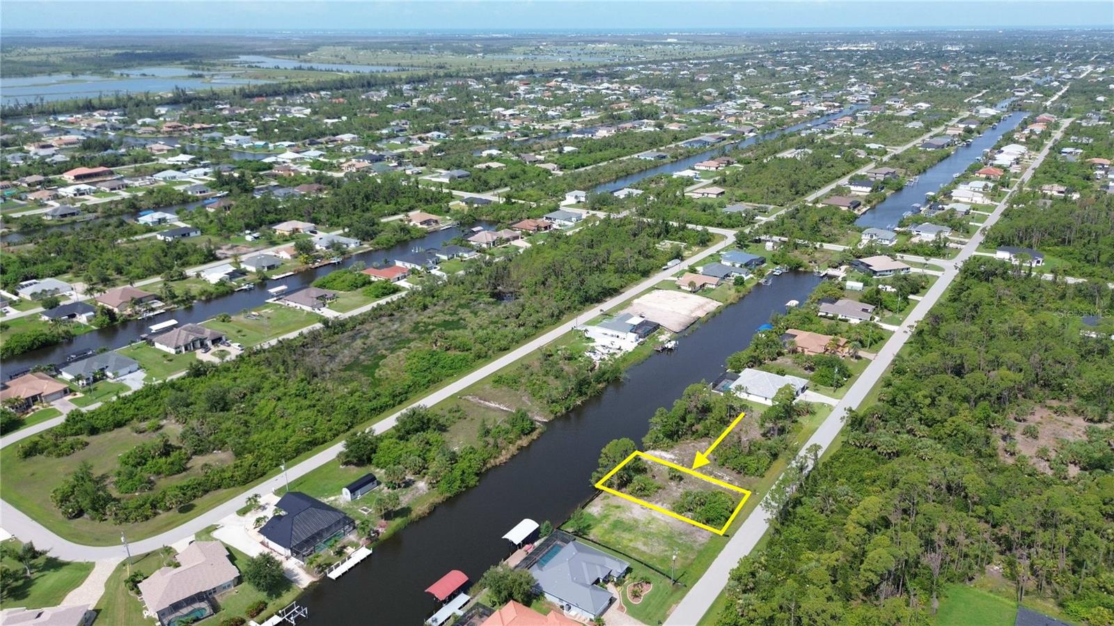 Own your piece of paradise with this 80' waterfront lot in the desirable boating community of South Gulf Cove. Located on the Staunton Waterway, this lot offers a great view of intersecting canals and just one fixed bridge to open water – enjoy quick boating access to the Charlotte Harbor, Gulf of Mexico, and surrounding islands.
This property is just 10 minutes by boat to the lagoon, making it a perfect location for boaters, anglers, or anyone seeking a waterfront lifestyle. Public water, sewer, and electric available. The neighborhood is growing rapidly, with new homes all around, adding value and vibrancy to the area.
South Gulf Cove features: Private boat ramp, parks, clubhouse, playgrounds, kayak launch, Optional HOA, active community events
Short drive (15–25 mins) to Boca Grande & Manasota Key beaches
Close to shopping, dining, golf, marinas & world-class fishing
Zoned residential and ideal for building now or investing for the future. Buyer responsible for verifying environmental and species restrictions.
Build your dream home or hold as an investment—this is Florida living at its best!