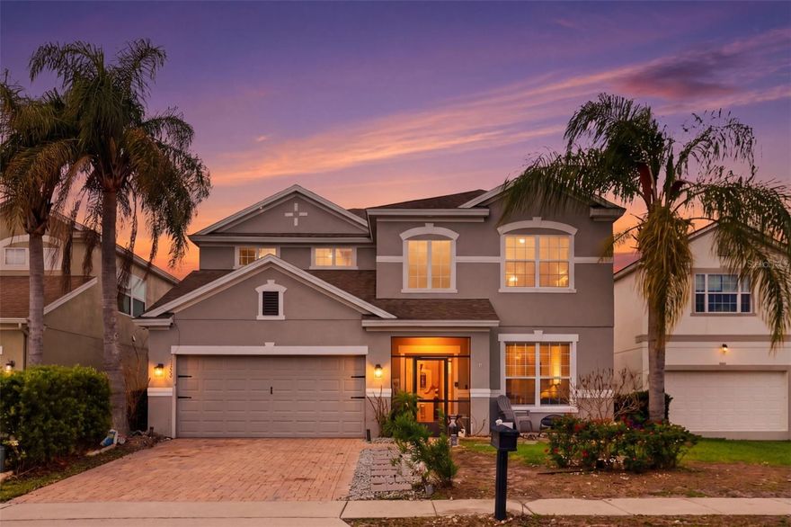 Welcome to this stunning single-family home located at 1409 Brookhaven Ct, Davenport, FL. This gorgeous property was built in 2010 and offers a spacious and luxurious living space for you and your family. Boasting a total of 3 bathrooms and 1 half bathroom, this home is designed for comfort and convenience. With a generous finished area of 2,952 sq.ft., there is plenty of room for everyone to spread out and relax. The open floor plan creates a seamless flow throughout the main living areas, perfect for entertaining guests or spending quality time with loved ones. Situated on a sizable lot measuring 6,120 sq.ft., this property provides plenty of outdoor space for gardening, playing, or simply enjoying the fresh air. The well-maintained landscaping adds to the curb appeal of the home, creating a warm and inviting atmosphere from the moment you arrive. The interior of the home is filled with natural light, thanks to large windows that allow sunlight to filter in throughout the day. The modern kitchen is a chef's dream, with high-end appliances, ample cabinet space, and a center island for meal prep and casual dining. Each bedroom is spacious and comfortable, offering a peaceful retreat at the end of a long day. The master suite is especially luxurious, with a spa-like en-suite bathroom featuring a soaking tub, separate shower, and dual vanities. Other notable features of this property include a two-car garage, a laundry room, and a covered patio where you can enjoy your morning coffee or evening cocktails. Located in a desirable neighborhood, this home offers a peaceful and private setting while still being close to shopping, dining, and entertainment options. Whether you're looking for a full-time residence or a vacation home, this property has everything you need to live your best life in sunny Florida. Don't miss the opportunity to make this beautiful home yours – schedule a showing today and experience the magic of 1409 Brookhaven Ct for yourself!.
