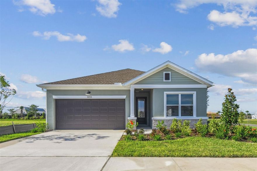 Welcome to your dream home in the heart of Waterset, a vibrant, master-planned community in Apollo Beach! The Sanborn floorplan by David Weekley Homes offers 3 spacious bedrooms, 2 bathrooms, a flexible study space, and 2,127 square feet of thoughtfully crafted living.

This open-concept layout is elevated by 8-foot doors throughout, creating a sense of height and elegance. The main living areas feature stylish laminate flooring, and the gourmet kitchen shines with upgraded quartz countertops, a large center island, and abundant space for entertaining.

The Owner’s Retreat is your personal sanctuary, complete with a tray ceiling and a spa-inspired Super Shower—a luxurious retreat at the end of each day. The nearby study offers a private, quiet area perfect for working from home, hobbies, or reading.

Step outside and relax on the expansive covered lanai, ideal for year-round outdoor living, weekend barbecues, or your morning coffee.

Plus, this home is located just steps from Waterset’s brand-new amenity center, putting resort-style pools, state-of-the-art fitness facilities, and scenic walking trails right at your fingertips.

Don’t miss your chance to call this exceptional home yours. Contact the David Weekley Homes at Waterset Team today to schedule your private tour. And with our industry-leading 1, 2, and 10-year warranty, you can move forward with confidence and peace of mind.