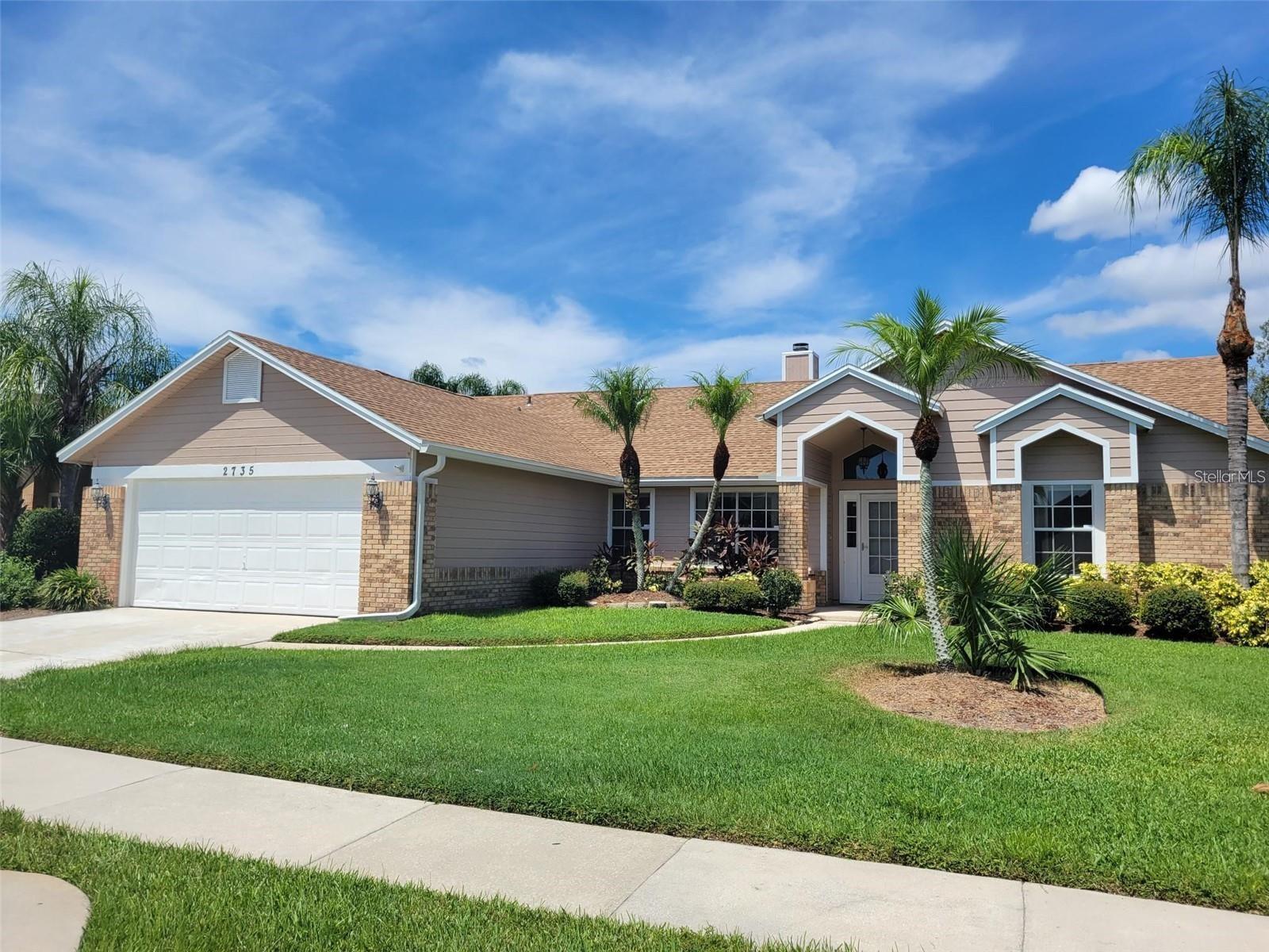 Spacious well maintained 4 bedroom/2 Bath Pool Home in the Eagles Landing community in the sought after Hunters Creek development. Enjoy the private heated pool & spa in the screened enclosed lanai with a fenced back yard. Separate Living & Family Rooms. All appliances with full size washer & dryer. 2 Car garage with opener. Rent includes lawn & pool care and pest control. Close to Eagle Park, great schools, Orlando International Airport, restaurants, shopping & golf. Call today for a tour. Online application.