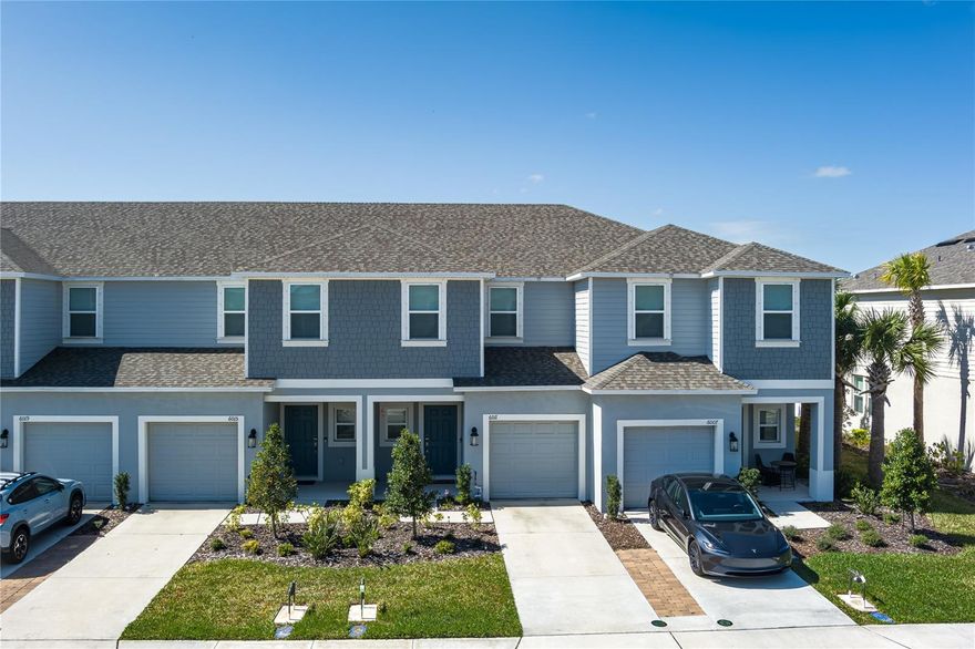 FOR RENT! Ideally situated on a quiet cul-de-sac, this beautifully maintained townhouse offers the perfect blend of comfort, style, and functionality. Located in Edgestone at Artisan Lakes, the home features nearly 1,400 square feet of thoughtfully designed living space with tile and hardwood flooring throughout, preserve views, and the added benefit of a water softener system for everyday comfort.

The first floor includes a one-car garage, a spacious living area, a convenient half bath, and a stylish kitchen complete with quartz countertops, white cabinetry, and stainless steel appliances—creating an inviting space ideal for both daily living and entertaining.

Upstairs, the primary suite offers a relaxing retreat with a generous walk-in closet and private ensuite bath. Two additional bedrooms, a full bathroom, and a dedicated laundry room provide flexibility and convenience for residents and guests alike.

Step outside to the back porch and enjoy peaceful preserve views, giving the home a private and tranquil outdoor setting rarely found in townhome living. Residents also enjoy access to the community pool, perfect for relaxing and embracing the Florida lifestyle.

Conveniently located near I-75, this home offers quick access to Ellenton shopping and dining and places you within 30–40 minutes of the Gulf Coast’s beautiful beaches. Its central location also allows easy commuting to Sarasota, St. Petersburg, and Tampa, making it ideal for both work and weekend adventures.