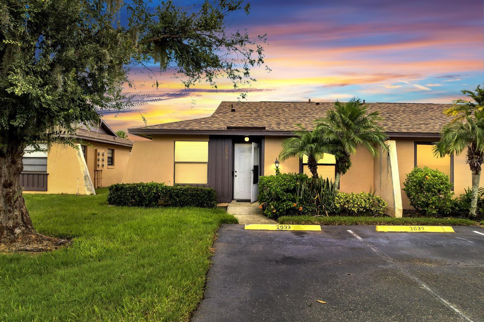 Welcome to this beautifully maintained 2-bedroom, 2-bath corner unit condo located in the sought-after community of Caribbean Villas! Whether you're looking for a permanent residence, vacation retreat, or rental investment, this property is a perfect fit.
Step inside to discover a bright and inviting space featuring elegant tile flooring throughout, a new roof and AC unit—all contributing to peace of mind and energy efficiency. The primary suite is generously sized, complemented by a tastefully renovated en-suite bathroom. The second bedroom and bathroom are equally well-appointed, making this home truly move-in ready. Additional highlights include two designated parking spaces located directly in front of the unit, and access to community amenities such as a swimming pool and tennis courts. The fenced-in-backyard patio is an ideal spot for outdoor furniture and a bit of gardening. The kitchen overlooks family room.
Perfectly situated in the heart of Kissimmee, this location offers convenient access to shopping, dining, medical centers, schools, major attractions, and Orlando International Airport—all just minutes away. Best of all, enjoy it all with a low HOA fee! Don’t miss out—schedule your private showing today!