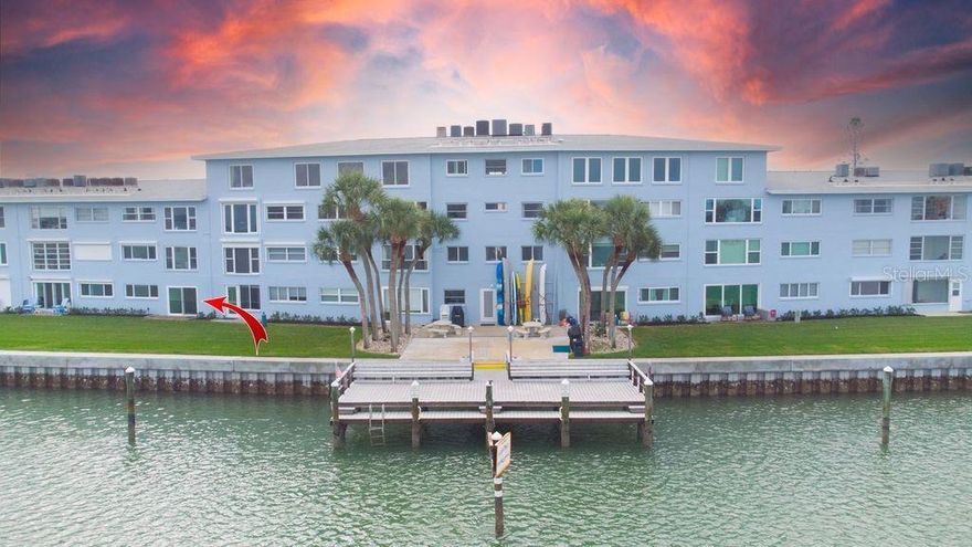 FULLY RENOVATED. 
Discover your own slice of heaven on the Isle of Capri in Treasure Island. This unit offers an unparalleled waterfront
living experience with 2 bedrooms, 2 bathrooms, and direct access to the water, hurricane rated
windows and doors. Relish the peaceful ambiance and take in the breathtaking views from your back porch while fishing
or watching dolphins. The pet-friendly complex provides amenities such as parks, dog parks, tennis courts, and
proximity to beaches, shopping, and dining at John's Pass boardwalk. Don't miss the opportunity to experience
waterfront living on a prime value. Some photos are virtually staged