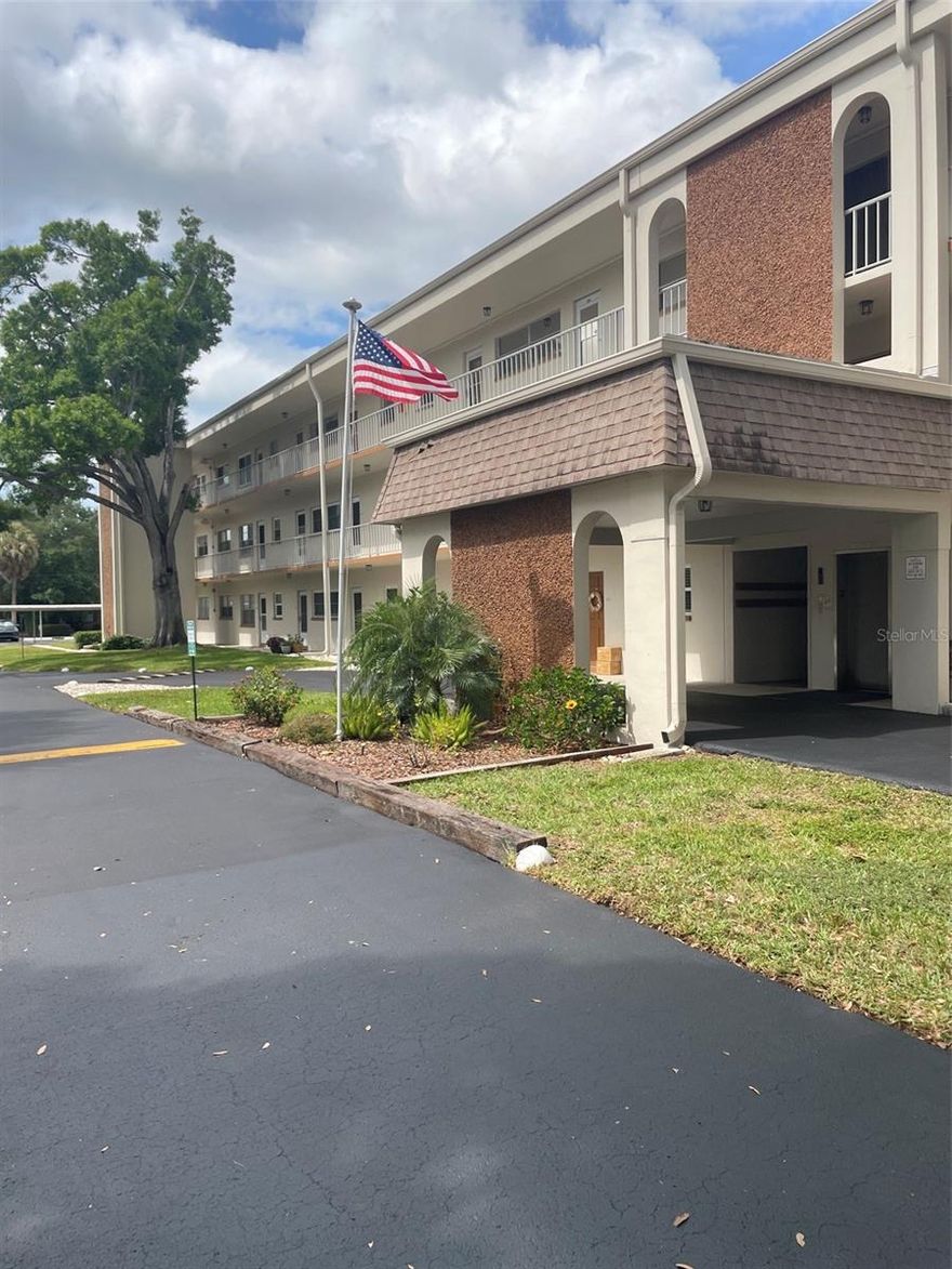 Excellent opportunity to own in a well-maintained community. Located in the heart of St Petersburg, this 55+ building is financially sound and cared for. The unit is a large 854 sq ft, 1 bedroom 1 bathroom with Florida room overlooking the courtyard. Lots of light from both the front East facing windows as well as the rear with Western exposure. The living area is spacious and accommodate a variety of furniture configurations. This 3rd floor condo is steps from the elevator and laundry room. It comes with a storage closet as well near the laundry. There is also an assigned space for your vehicle. HOA covers Water, Sewer, Trash, Lawn Maintenance, Cable TV and High-Speed Internet with Roku TV and several premium Channels. Priced to sell and to make it your own - so much potential, come see it for yourself!