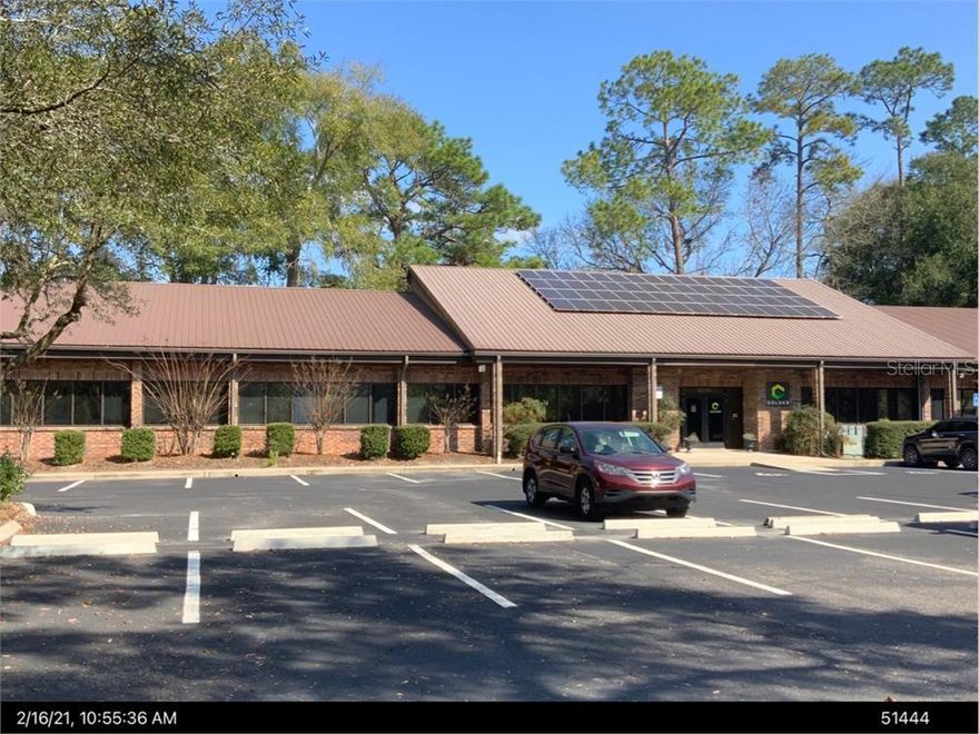 13044 SF professional office building located just off W Newberry Rd and across from the Oaks Mall.