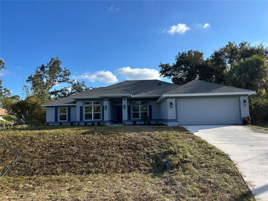 Under Construction. Under Construction: Welcome to the 2240, with 3 Bedrooms, 2 Baths, & a Flex Room!  This Spacious house plank style Ceramic Tile, Granite Counter Tops in Kitchen & Baths, a Beautiful Tile Shower in Primary en suite Bathroom. This home comes with Stainless Steel Appliances (Dishwasher, Microwave, and Stove), as well as a 1 Year Workmanship Warranty, 2 Year Systems Warranty, & a 10 year Structural Warranty. Also, take advantage of having the majority of closing costs being paid (except for Prepaids), with the use of a Preferred Lender. This house has an open floor plan and is absolutely beautiful and spacious! $1K is only required to go under contract with the builder. Located in the heart of North Port, close to shopping & recreation areas!  Don't miss out on making this new house YOUR HOME!