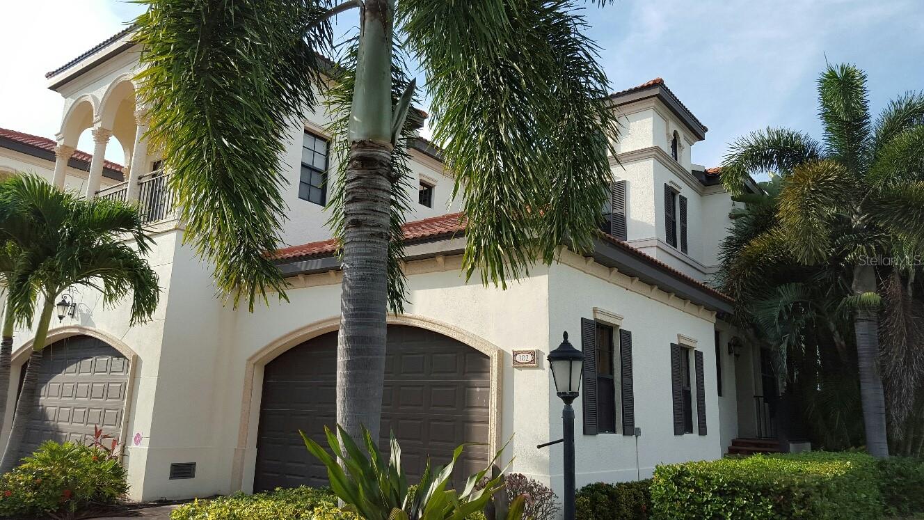 AVAILABLE NOW FOR LONG TERM RENTAL. Located at IMG academy. This beautiful furnished condo has 3 bedrooms, 3 full baths, office, inside laundry room, attached two car garage and upgrades throughout. The kitchen is a culinary dream with a gas cook top and lots of counter space with the kitchen island. Please call to discuss the details about this property. Approximately 3.5 miles to the beach.