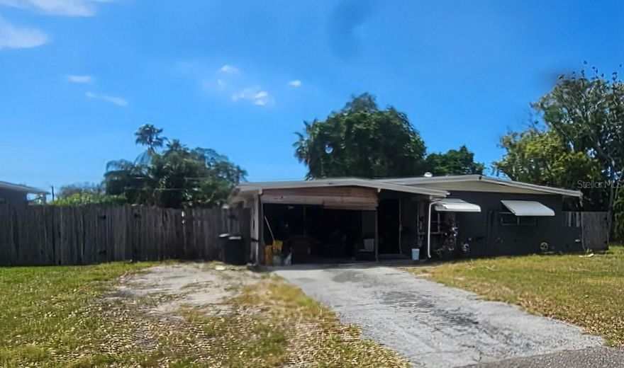 Investor special. Discover the potential of this charming 2-bedroom, 1-bathroom home in the sought-after community of New Port Richey. With a little love and your personal touch this will be an amazing home. Close to all shopping and only 40 min to Tampa international airport.