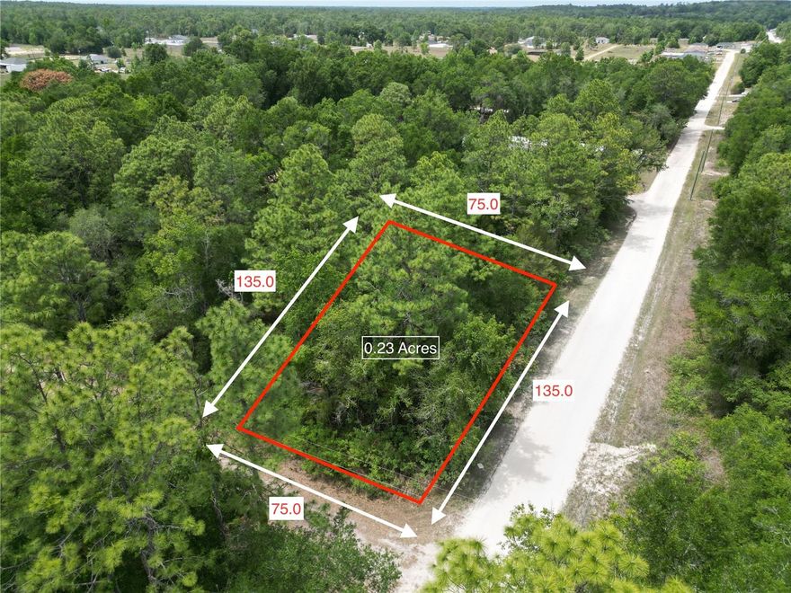 Beautiful corner vacant lot located in a growing area of Ocala with new development and homes nearby. This .23-acre parcel offers a great opportunity to build your future home or investment property. Conveniently located with easy access to major roads, shopping, dining, and local amenities while still offering a peaceful setting. Property is currently vacant and ready for your vision. Buyer and buyer’s agent to verify all zoning, land use, utilities, and building requirements with Marion County. Information deemed reliable but not guaranteed.