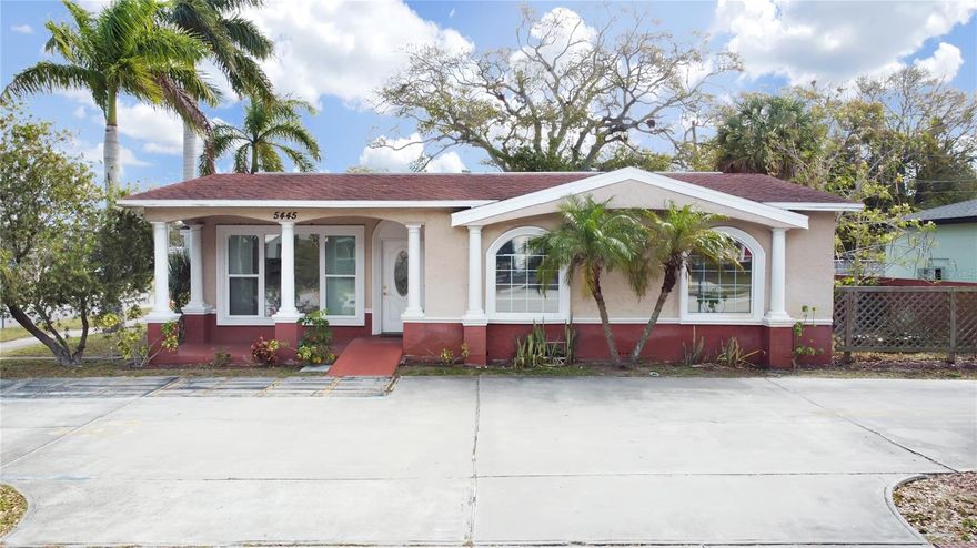 Prime Location. Free-standing Commercial Office Building ready for Immediate Occupancy. Professional, quiet and attractive office space. Situated 15 minutes from the heart of Downtown St Petersburg. This building offers 3 private offices, larger conference room, reception room, waiting area, kitchen, 1 bath, 2 half bathrooms and a single car garage. This is an ideal location for multiple office uses i.e. Accountant/Lawyer or massage/wellness office. Endless possibilities. The unique floorplan offers an opportunity to split the space for additional monthly income. The building will accommodate up to 8 car parking. Large commercial sign. The building is in very good condition, move in ready. Convenient easy access to I275, 20 minutes to Tampa International & 10 minutes to St. Pete Airport. This is a great investment opportunity. Call for your private appointment today.