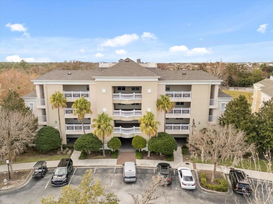 3 Bedroom 3 Full Bath FULLY FURNISHED ground floor condo in the highly sought after community of Centre Court Ridge at Reunion Resort. Enjoy morning coffee & afternoon SUNSETS from your large private lanai with breathtaking GOLF VIEWS of the 13th Fairway and Green of the Tom Watson Signature Course. Centre Court Ridge is perfectly positioned centrally within the resort allowing you quick access to all of the Reunion amenities within short walking distance. The Refrigerator and Washer were replaced in 2021 as well as luxury vinyl flooring was added in the living and dining areas, barstools, living room sofa and dining room table. The kitchen includes granite countertops, hardwood cabinets with crown moulding and stainless appliances. The spacious primary suite has dual vanities with granite countertops, a separate tub and walk in shower additionally TWO walk-in closets as well as access to the covered lanai. The two guest bedrooms are also equipped their own full bathrooms with one that is shared with the living space. The Centre Court Ridge community offers a Heated Pool, Hot Tub, Putt Putt Course and 6 Har-Tru Tennis Courts, Pickle Ball and Tennis Pro Shop.  Reunion Resort is a 2,300 acre Private Golf and Tennis Community, just 6 miles to Disney and the parks, and a 30 min drive to the Orlando International Airport.