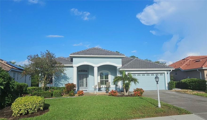 Popular Bobcat Trail Subdivision Stunning 3-Bedroom, 2-Bath Home with Exceptional Upgrades! Welcome to this beautifully updated 3-bedroom, 2-bath, 2,059 sq. ft. home, perfectly situated on an 8,245 sq. ft. lot in the sought-after Bobcat Trail community. One of the bedrooms is currently set up as a versatile home office, complete with a pull-out couch bed —ideal for working from home or hosting guests. (Seller is also selling bedroom sets separately, family room couch and loveseat, pull out sofa bed if anyone looking for that move in ready home) Step inside and you’ll immediately notice the pride of ownership and thoughtful touches throughout. The spacious, light-filled formal living room and dining area provide a warm welcome, while the cozy den and family room  perfect spots to relax and unwind. The kitchen features elegant granite countertops and wood cabinetry, seamlessly blending style and functionality. Within the last few years, the home has had some impressive updates for your peace of mind and enjoyment. A new tile roof (warrantied through 2031) with two solar exhaust hoods for energy efficiency and longevity. Fresh paint on the exterior to compliment the roof design and color. Fresh interior paint to give the home a crisp, modern warm feel. Updated bathrooms including fresh cabinet look, stone coated countertops and new trim and toilet. Custom built cabinets and colors in cubby area, adding smart storage solutions. Great for a small table and chairs for morning coffee. Updated office with stylish-pillar-type trim and newer carpet, making it both comfortable and practical. Enjoy the best of Florida living with sliders in the living and family rooms that open to an oversized lanai and a large, private, flat backyard—perfect for gatherings or quiet mornings with a cup of coffee. The spacious garage easily accommodates two cars and has extra room at the front for your golf cart, storage or a workshop area. Located on a quiet circle on the back side of fabulous Bobcat Trail, this home  access to a vibrant community with a large Pool, rec center, pickleball teams, and scenic walking trails around picturesque ponds. Conveniently located near I-75, shopping, restaurants, and just 20 minutes from the beach, this home truly has it all. **While the community  a large pool where you can connect with wonderful neighbors, you also have the option to build your own private pool. Enjoy the best of both worlds—a beautiful community pool perfect for socializing, plus the opportunity to create your own private backyard oasis. With privacy on three sides, you can design the pool of your dreams, easily accessible from two bedrooms, a full bath, and the heart of the home. Adding to the appeal, there are exciting plans to revive the community’s once-beloved golf course—a course renowned for its challenging layout and well-crafted design. Previously open to the public with no added HOA fees to play, residents often gathered at the clubhouse each night for great food and drinks, making it a lively hub of neighborhood activity. Don’t miss out on this incredible opportunity—make this dream home yours today!