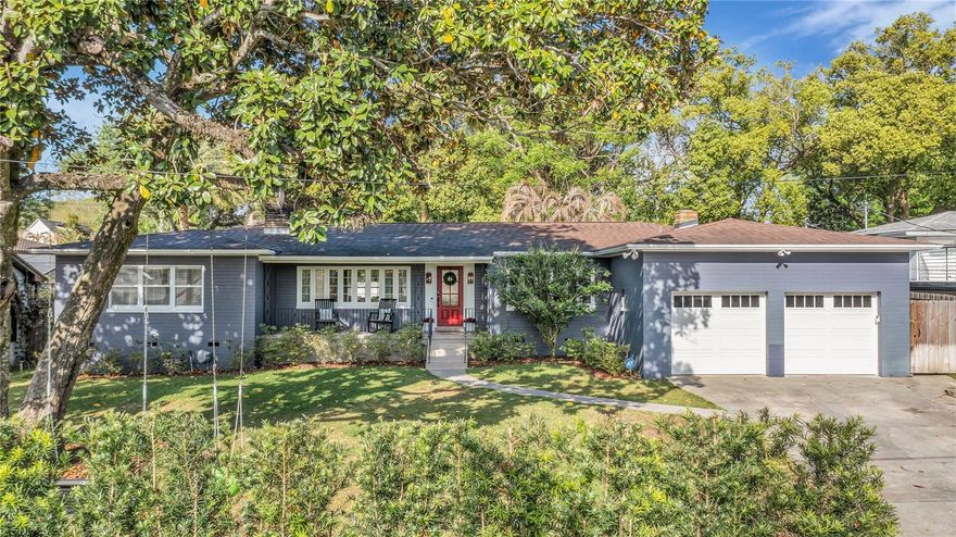 This beautifully renovated pool home in highly desirable Delaney Park offers the perfect blend of charm, modern updates, and an unbeatable downtown location. Featuring 4 bedrooms plus a dedicated office, this move-in ready residence sits on an oversized .28-acre lot and is designed for both comfortable living and effortless entertaining. From the moment you enter, you’ll love the gorgeous hardwood floors, abundant natural light, and open floor plan. The spacious family room flows seamlessly into the dining area and stunning, fully remodeled kitchen. Thoughtfully designed with designer finishes, the kitchen showcases quartz countertops, a farmhouse sink, custom hood, stylish tile flooring, brass accents, bar seating, pendant lighting, a wine fridge, and new appliances. The split bedroom layout offers privacy and generously sized rooms throughout. All bathrooms have been beautifully renovated, including a luxurious primary suite featuring a double vanity and glass-enclosed steam shower. The additional office with custom built-ins and optional exterior entrance provides flexibility for a work-from-home setup or guest space. Step outside to your private backyard oasis—fenced and perfect for entertaining—with a spacious patio and a heated saltwater pool and spa. The large yard offers plenty of room to relax or play. This home is packed with upgrades and improvements, including a Generac generator, new garage doors, new water heater, custom closets and cabinetry throughout, and a new HVAC system with updated ductwork and insulation. Additional enhancements include a vapor barrier in the crawlspace, new exterior doors, and extensive pool equipment updates including heater, pump, salt cell, and automation system. Additional features include a large attached 2-car garage, indoor laundry room with custom cabinetry, walk-in pantry, wood-burning fireplace, security system, and smart home technology controlling lighting, cameras, and HVAC. Zoned for highly sought-after Blankner K-8 and Boone High School, this exceptional home is ideally located just minutes from downtown Orlando, Orlando Health Hospital, SODO, Dr. Phillips Performing Arts Center, Lake Davis, and Thornton Park. Enjoy the convenience of being within walking distance to Delaney Park’s playground, baseball fields, and tennis courts. This is a rare opportunity to own a meticulously updated home on a large lot in one of Orlando’s most beloved neighborhoods.