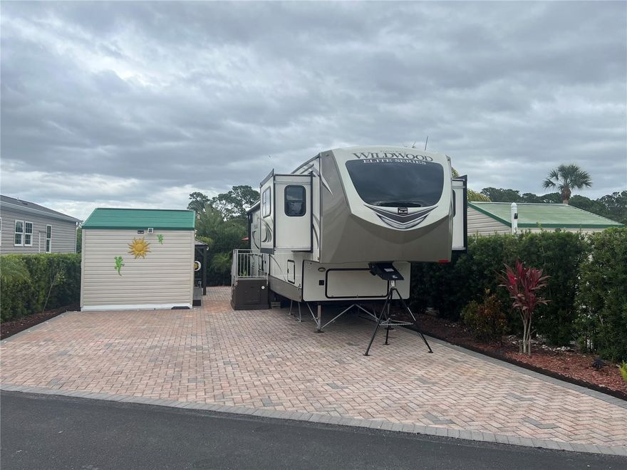 Own a piece of paradise at Elite Resorts at Citrus Valley! The resort is located in Lake County off of Hwy 27 just 20 minutes away from Disney! Welcome to Lot 197 a beautiful 70x40 lot with plenty to offer! For starters, the property offers a 10x12 shed that is fully electric and plumbed. The shed has closet space and enclosed cabinets. The shed also has laminate flooring throughout! Enjoy plenty of entertaining with family and friends under the 12x16 Gazebo. The Gazebo is fully electric. The entertainment options in the Gazebo space are endless! There is privacy landscaping all around the property. As an added bonus, the lawn is cut regularly by the association and your cable, sewer, water and trash pick up are all included in your quarterly fees. This property has the ability for short term rental to either use it part time and rent it the remainder of the time or stay full time yourself. Bring your RV or you can install a Park Model on your lot. This is a chance to own a very unique property! Call today to setup your showing!