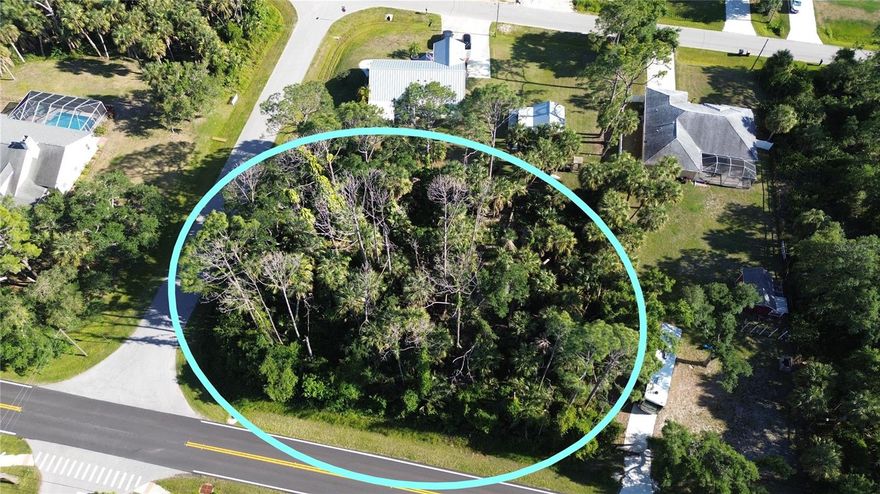X500 FLOOD ZONE Double Lot with Nearly 1/2 Acre & No HOA. Discover .48 acres on a corner lot full of opportunity in a prime North Port location! This expansive double lot offers the perfect canvas to build your dream home or make a smart investment. Enjoy the Florida lifestyle just minutes from I-75, a short drive to a 25-acre water park, dog parks, disc golf, and horseback riding at Myakkahatchee Creek Environmental Park. With bike trails, primitive camping, and the Gulf of Mexico only 20 miles away, adventure and relaxation are always within reach. Whether you're envisioning a tranquil retreat or planning your next big move, this property delivers a rare combination of space, convenience, and natural beauty. Plus, we have experienced builders ready to bring your vision to life. Don’t miss your chance to own a piece of North Port’s vibrant and growing community!