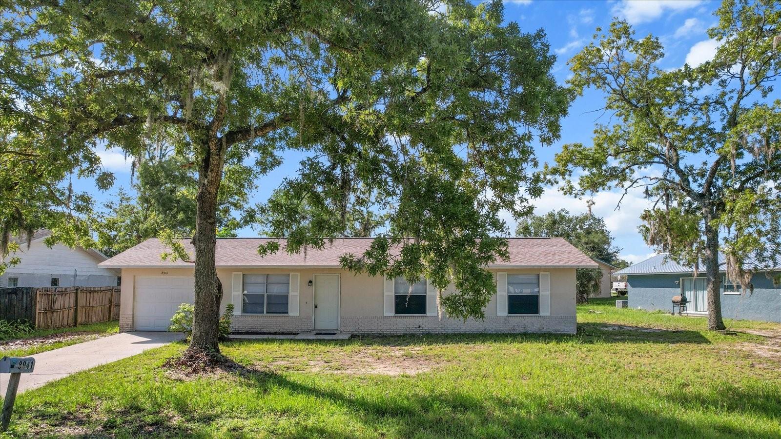 This well-maintained 3-bedroom, 2-bath home with a 1-car garage offers 1,012 square feet of fully tiled living space, creating a clean, low-maintenance interior perfect for everyday comfort. The roof was replaced in 2023, and the HVAC system was updated in 2014, providing valuable long-term reliability. Conveniently located in southeast Ocala, the property offers easy access to major roadways, making commuting, shopping, and dining simple and efficient. Whether you're searching for a primary residence or an investment opportunity, this home delivers dependable value in a well-connected location. Call for your showing today!