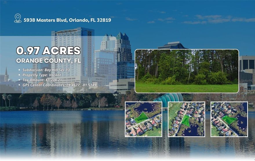 ***** Motivated Seller *** Owner Financing Available ***** One of the last Last Vacant lot in the world on the Chain-Of-Lakes within walking distance to the Arnold Palmer Golf and Country Club on the Bay Hill Golf Course. Discover this unique luxury lifestyle located in the iconic Bay Hill community. If you can’t decide between the waterfront and golf lifestyle look no further because here is your chance to have both in one property. The possibilities are endless with great fishing, skiing, tubing, or just cruising around and exploring the different lakes. In addition, the property is in close proximity to Restaurant Row, area attractions, the airport, and great schools. Imagine all that life has to offer in this amazing Bay Hill golf and waterfront property.