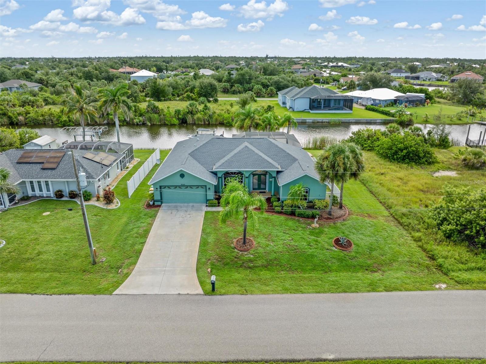 Tucked away in the peaceful and highly desirable South Gulf Cove community, 9540 Galaxie Cir in Port Charlotte presents the ideal Florida lifestyle—complete with a sparkling private pool, expansive outdoor living space, and direct access to Charlotte Harbor right from your backyard. This beautifully maintained 3-bedroom, 3-bathroom home (plus an office/den) has been thoughtfully updated with a focus on comfort, efficiency, and low-maintenance living.
Step inside to find new vinyl plank flooring (2023) that adds modern charm throughout, complemented by a smart thermostat (2024) and smart garage door opener (2024) for today’s connected lifestyle. The roof and pool cage were both replaced in 2022, offering peace of mind for years to come. Enjoy a freshly updated pool experience thanks to a new salt cell (2025), new pool pump and timer (2024), and a pool heater perfect for year-round relaxation.
This home was not impacted by recent hurricanes and comes with assumable flood insurance—an invaluable benefit for Florida living. Hurricane shutters with brand new motors (2025) and updated AC ducts and vent covers (2025) ensure added security and energy efficiency. The spacious layout flows seamlessly to the oversized lanai, creating a perfect setting for entertaining, dining, or simply enjoying the tranquility of the ultra-quiet neighborhood.
Living in South Gulf Cove means you're minutes from four local parks, a community boat ramp, and just a short drive to world-class beaches like Boca Grande and Don Pedro Island. Whether you're looking for a winter retreat or a full-time residence, this home checks all the boxes for boating, fishing, and Florida fun.
Ready to make this your next chapter? Book your private showing today!