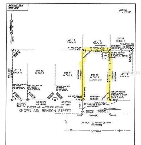 0 BENSON STREET SARASOTA FL 34231