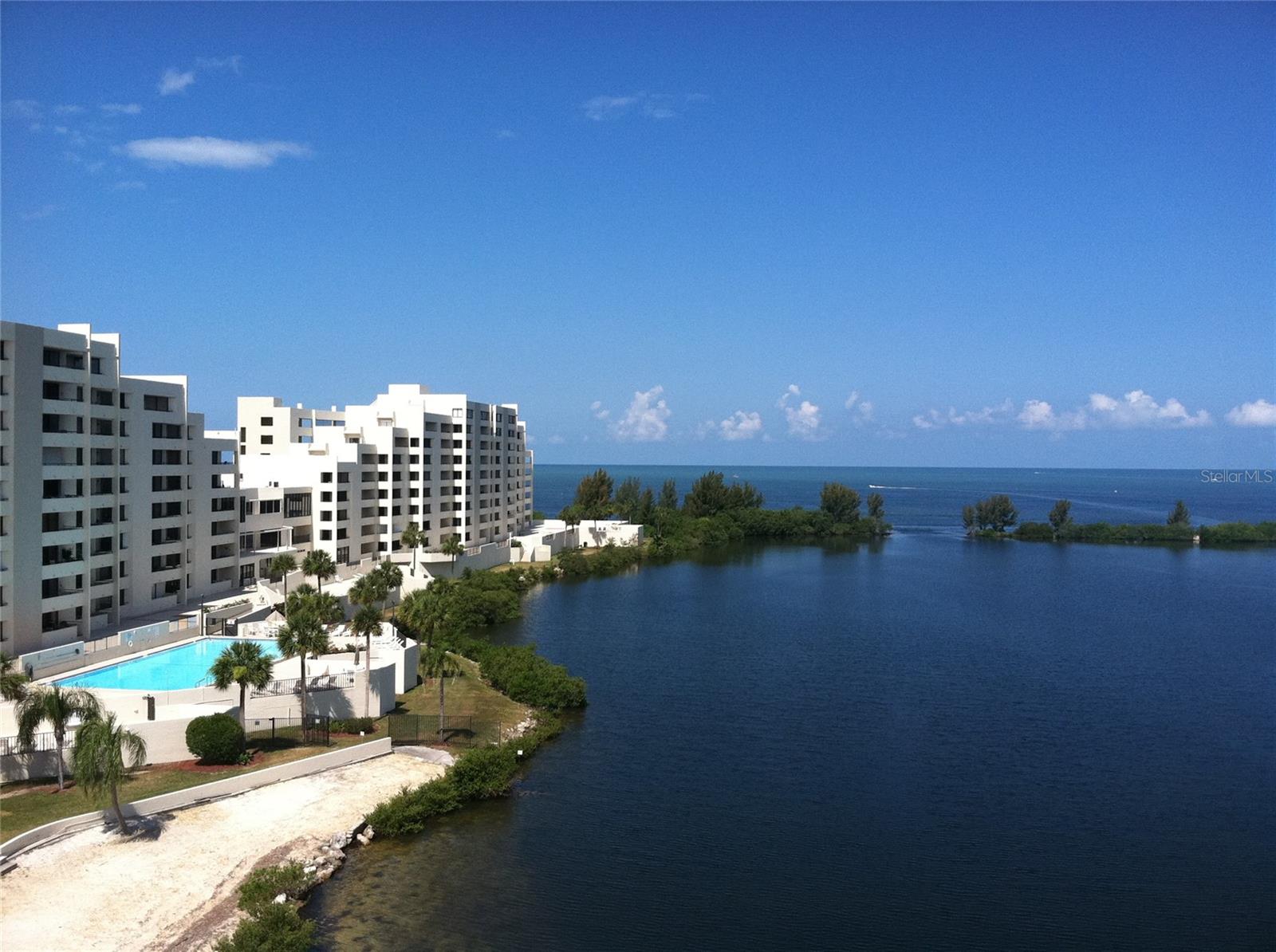 Gorgeous 2 bed, 2 bath, 4th floor fully furnished condo ON THE GULF of Mexico! This unit is in a guard/gated community, with its own private beach, lighted tennis/pickleball courts, and large community pool and clubhouse. The unit has its own private balcony with amazing views of the water. This condo is well appointed and beautifully furnished with everything you need for a peaceful, refreshing lifestyle. Everything is supplied - linens, towels, dishes, cookware, television, small appliances, etc. The landlord is looking for a long term tenant. The water/sewer, trash, cable, internet and community facilities are included in the rent. Electric would be put in tenant's name. There is a reserved, under building parking space also! You can enjoy watching the Sunset show every evening and be the envy of all your friends! Call for your private showing today.