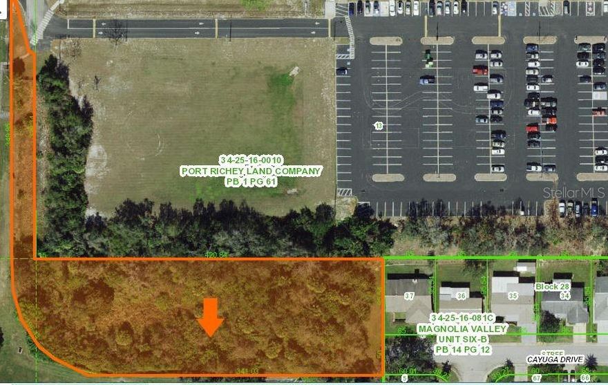 Auction Property. Absolute Auction! Sold to the highest bidder regardless of price! Sold free and clear of all lines. Auction held live on site at the corner of Massachusetts Ave. and Rowan Rd. New Port Richey FL. SAT APR 25th at 10am. 1.7 Acres of high and dry land adjacent to Magnolia Valley subdivision.