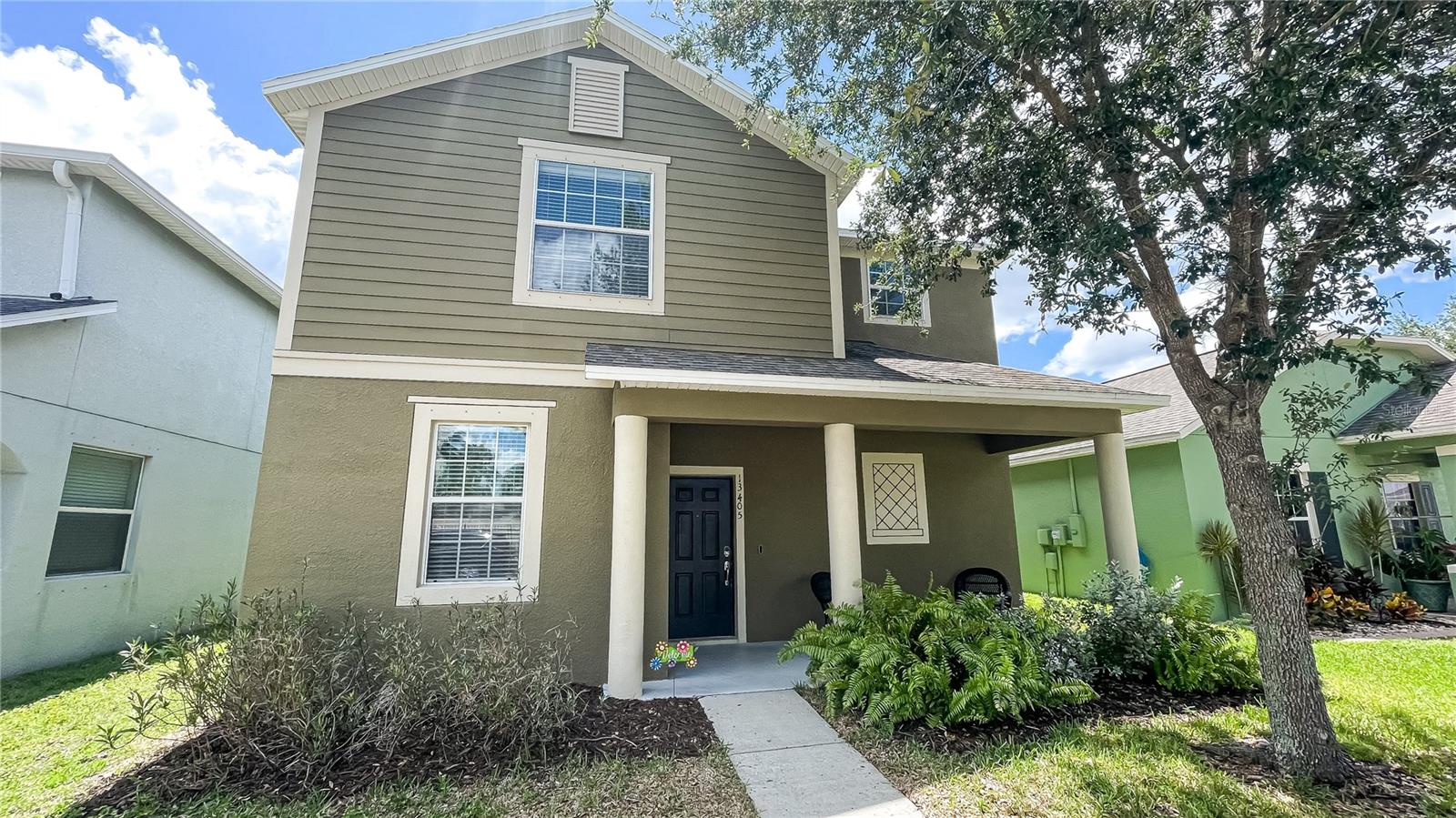Magnificent, 3-bedroom 2.5 bath with detached 2 car garage DIRECTLY across the street from community clubhouse with fitness, park-playground and pool. This home has been completely redone with water resistant German engineered laminate flooring with decorator baseboards and Mouldings. NEW island kitchen with farm sink, restaurant style faucet, real wood cabinets, quartz countertops, designer back splash. Top of the line Frigidaire Gallery appliances with stainless steel appliances and convection oven stove. Take long hot showers with the Never run out of hot water on demand hot water heater system. Master bedroom has two large walk-in closets. Ensuite primary bath with garden soaking tub, decorator tiles, large shower, double quartz vanity. Bedrooms two and three have a jack and jill bathroom. Inside utility room with washer and dryer. Also, home has upstairs loft area for office or play area. Small under 15lb well trained, non-aggressive pet(s) allowed. $350 pet fee and additional $1000 pet security deposit. Online application fee $50 per residing adult over 18. $50 HOA application fee. NO SMOKING please! HOA has strict exterior landscape maintenance rules and tenant is responsible to water & maintain on site irrigation system and maintain landscaping and lawn and/or to hire a lawn maintenance service.