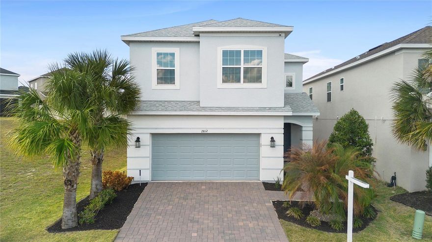 Beautiful and spacious 4-bedroom, 2.5-bath single-family home offering 2,470 sq ft of modern living, built in 2022 and thoughtfully upgraded throughout. This move-in-ready home features high ceilings, an open and airy floor plan, and generously sized bedrooms.

The fully equipped kitchen includes modern appliances and a water filtration system, perfect for everyday living and entertaining. Additional highlights include a water softener, laundry room with washer and dryer, and window treatments throughout the entire home.

Enjoy outdoor living on the covered back porch, ideal for relaxing in a peaceful setting. The 2-car garage is upgraded with a utility sink and cabinetry, providing extra storage and functionality.

Located in the beautiful and serene gated Crestview community in Clermont, Florida, this home offers both comfort and convenience. Close to highly rated schools, shopping, dining, and major roadways. Furniture can be included, making this an excellent turnkey opportunity. Amenities include: Gated entrance, resort-style pool and playground.

A wonderful chance to own a modern home in a desirable location - schedule your private showing today!