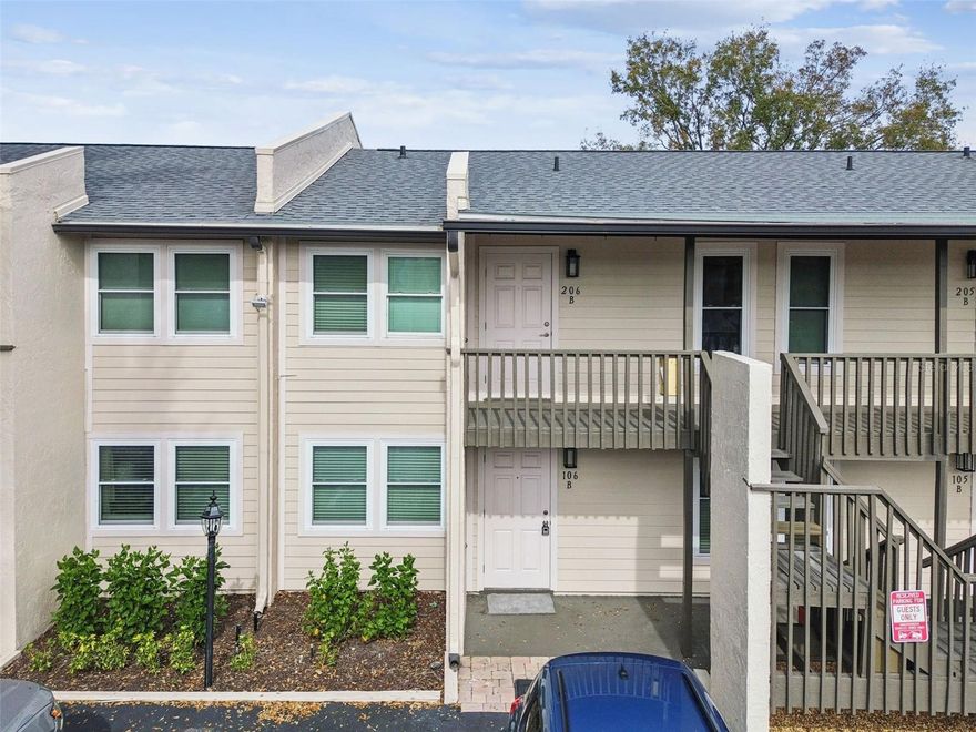 Ideally located in the heart of South Tampa, this first-floor 2-bedroom, 1-bath condominium offers comfortable, convenient living in a non-flood zone with no flood insurance required. Assigned parking is located immediately in front of the unit, providing rare, everyday ease. Owned by the same seller since the community was built in the 1980s, the residence has been lightly lived in and thoughtfully maintained. Brand-new interior paint and new carpet, both installed in 2026, create a fresh, clean feel throughout, making the home truly move-in ready. The functional floor plan includes a dedicated dining room open to the kitchen, ideal for daily living and casual entertaining, along with the added convenience of an in-unit washer and dryer. While the home is perfectly comfortable as-is, it also offers an excellent opportunity for a new owner to personalize the space with updates over time. With ground-level access, a well-kept interior, and a highly desirable South Tampa location close to shopping, dining, and major corridors, this condo presents a rare opportunity to enjoy immediate comfort with the flexibility to make it your own.