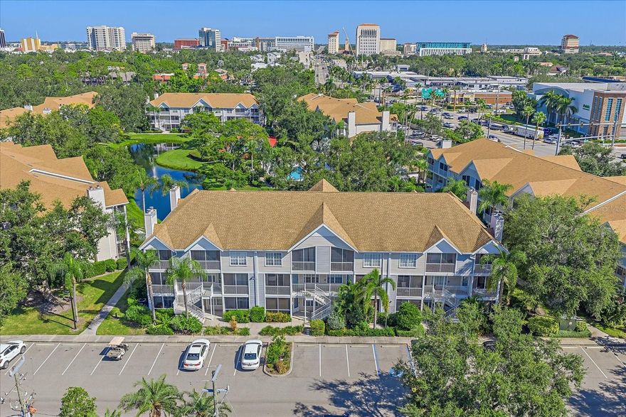 Discover the perfect blend of comfort and convenience in this ground-floor Central Park II condominium, ideally situated just minutes from Sarasota’s vibrant downtown.

This unit showcases tile flooring throughout, creating a seamless and low-maintenance living space. The open-concept layout includes a welcoming living room, dining area, and a well-appointed kitchen with a breakfast bar. The updated bathroom vanity adds a touch of modern style, while the in-unit washer and dryer provide everyday practicality. Step outside to the screened lanai and enjoy peaceful views with easy access to the community grounds.

Central Park II offers an impressive list of amenities: a heated pool and spa, tennis courts, a private deck and dock with kayak launch for exploring or fishing, plus a clubhouse with fitness equipment, bike storage, and BBQ areas for entertaining.

The location is unbeatable—downtown Sarasota, Bayfront Park, and the marina are just minutes away, while everyday conveniences like grocery shopping across the street make life effortless. Small dogs up to 35 pounds are welcome.

Whether you’re seeking a Sarasota getaway, an investment, or a full-time residence, this condominium presents a wonderful opportunity to personalize in one of the city’s most desirable communities.