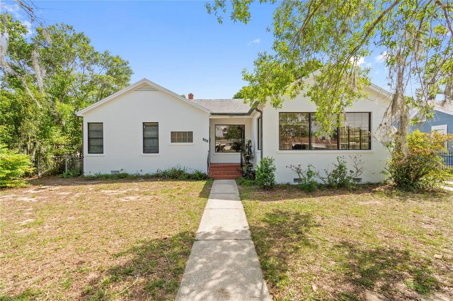Step into timeless charm with this beautiful 1948 home, where character and opportunity come together effortlessly. From the moment you enter, you’ll appreciate the high ceilings and original wood floors that set the tone for a space filled with warmth and history.

Offering nearly 2,000 square feet of living space, this 3-bedroom, 2-bath residence features a thoughtfully designed layout with formal living and dining rooms, a spacious den/family room, and a bright, airy kitchen that serves as the heart of the home.

Freshly painted on the exterior and complete with a detached garage, the property is ready for its next chapter.

Perfectly positioned just half a block from Lake Wailes, you’ll enjoy easy access to a vibrant lifestyle filled with festivals, art shows, holiday celebrations, and scenic lakefront views.

Whether you’re looking to restore, update, or simply enjoy its classic appeal, this historic gem offers endless potential to create the home of your dreams. Don’t miss this rare opportunity to own a piece of charm in an unbeatable location!