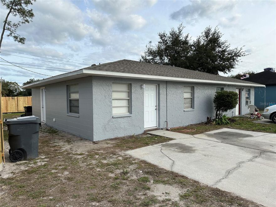Duplex located in an established Lakeland neighborhood featuring two 2-bedroom, 1-bath units. Each unit offers tile flooring throughout, recessed lighting, updated interior finishes, and functional open living areas. One unit includes renovated bathroom finishes. Fenced yard area provides added outdoor space.

Tenant occupied with lease terms in place. Conveniently located near Downtown Lakeland with access to shopping, dining, and major roadways.