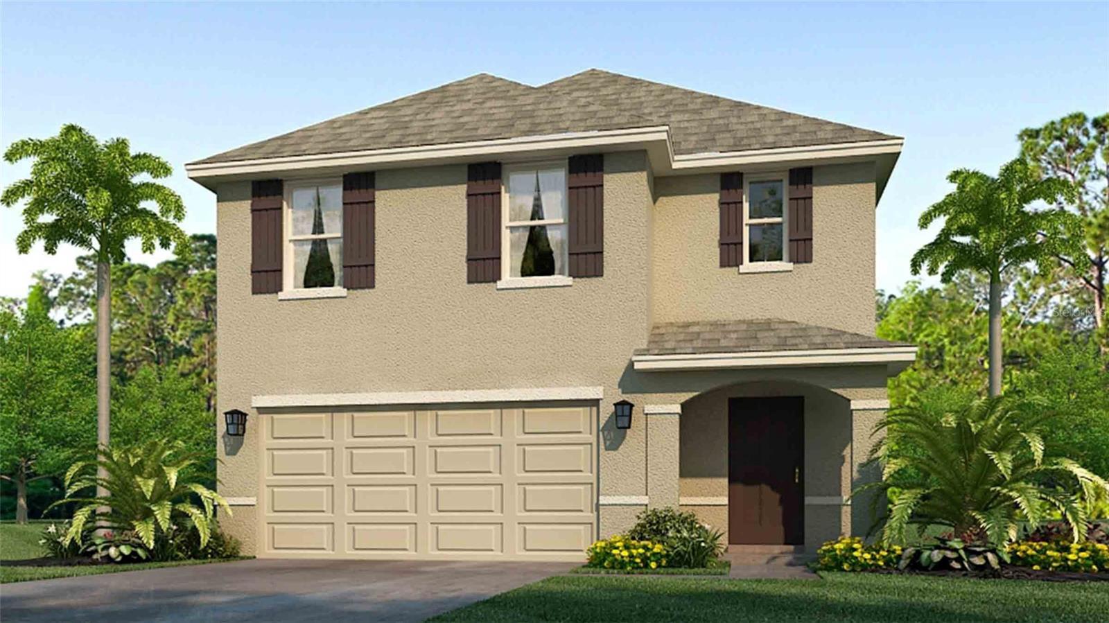 Under Construction. REDTAG SALE: Receive up to $15,000 towards closing costs and special interest rates with the use of our preferred lender Now to July 20th. This all-concrete block constructed, two-story, two-car garage plan has a large open-concept downstairs which includes a well-appointed kitchen, living room, dining area, secondary bedroom, and full bath. Upstairs, the oversized Bedroom 1 can easily fit a king size bed and includes a large walk-in closet as well as Bathroom 1 with double vanity. Three other bedrooms share a second upstairs bathroom while the loft provides an extra area for work or play. This home comes with refrigerator, built-in dishwasher, electric range, and microwave as well as washer and dryer. Pictures, photographs, colors, features, and sizes are for illustration purposes only and will vary from the homes as built. Home and community information including pricing, included features, terms, availability and amenities are subject to change and prior sale at any time without notice or obligation.