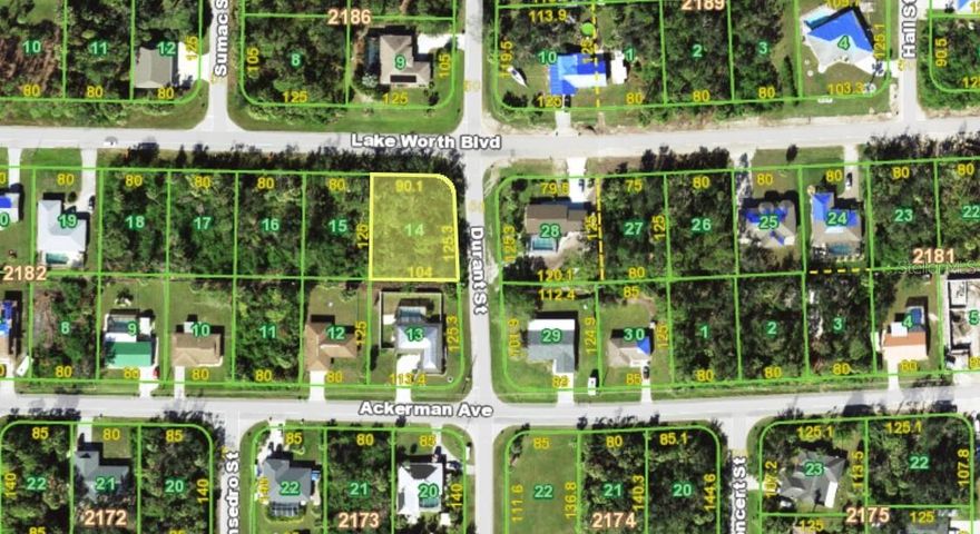 Great site on which to build your new Pt. Charlotte home.  Easy access to all Charlotte County has to offer from dining to entertainment, shopping to sporting.
