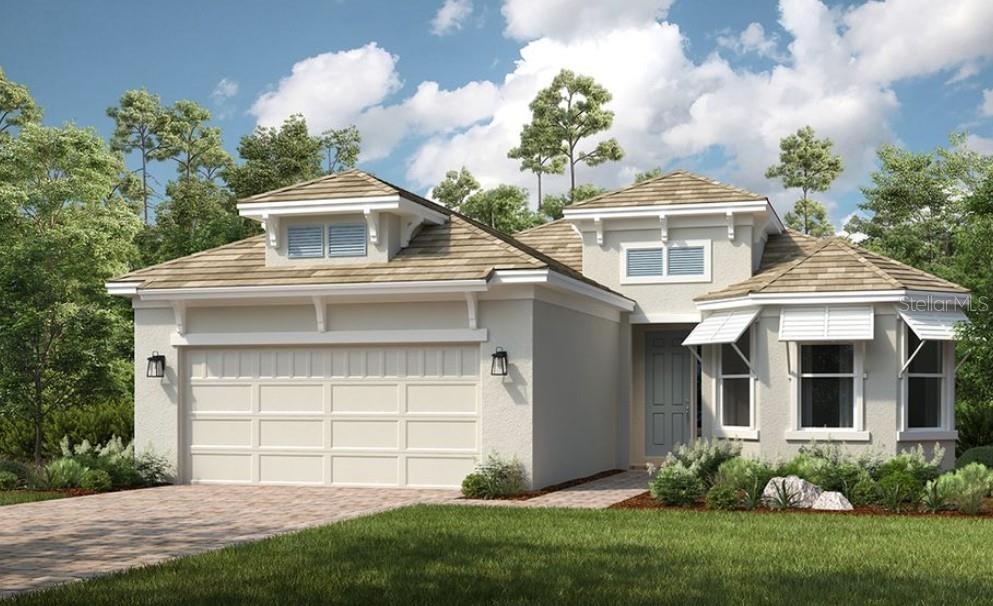 Pre-Construction. To be built. New Construction – February 2026 Completion! Built by Taylor Morrison, America’s Most Trusted Homebuilder. Welcome to the Farnese at 10276 Silent Night Lane in Esplanade at Skye Ranch! Esplanade offers a vibrant, resort-style lifestyle with endless opportunities to energize your body, mind, and spirit. From the moment you arrive, you’ll experience a world of fun and relaxation, with access to the Hub, Rendezvous Park, and Turner Park—and soon, The Venue! Get ready for exciting amenities like a Bahama Bar & Grill, resort-style pool, state-of-the-art fitness center, bocce ball courts, bark park, and more. With community parks, sports fields, and a pet park, Esplanade is your personal playground. Stay active, stay relaxed, and embrace a lifestyle filled with adventure—every single day! The kitchen is a dream for home chefs, with a spacious island and designer touches that make every meal feel special. It opens to the great room and casual dining area, with a study nearby. Step outside to your lanai and L-shaped covered patio—an ideal retreat for soaking in Gulf Coast sunsets. The primary suite offers a bay window, dual sinks, a roomy shower, and an oversized walk-in closet. Guests will love the private bedroom with full bath near the laundry room, plus an additional bedroom suite at the front of the home. Additional Highlights Include: Tray ceiling at great room/primary suite/study, bedroom 3 with bath 3 in place of flex, pocket sliding glass door at great room, tandem garage, double pocket doors at study, 8' interior doors, covered outdoor living, outdoor kitchen rough-in, study in place of dining room, and whole house blinds. Photos are for representative purposes only. MLS#A4662200