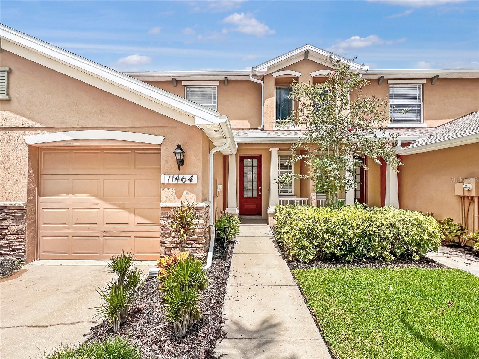 One or more photo(s) has been virtually staged. Great value in a growing area with water views! Whether you're an investor, snowbird, or just looking for peace of mind, this a great home for you. Located on a quiet road in the desirable Lexington community of Parrish, this spacious 2 bed, 2.5 bath townhome with a 1-car garage and driveway parking is the ideal low-maintenance Florida retreat or year-round residence. Perfect for many lifestyles. With over 1,400 sq. ft. of living space, two en-suite bedrooms, a large screened lanai with water views, and an open concept main floor, this home offers comfort and flexibility. The functional layout that maximizes natural light and privacy with no rear neighbors and peaceful pond view, this area has some of the best sunrise and sunset vistas. Perfect for enjoying with coffee or cocktails! But that's not all, he community offers a resort-style pool, clubhouse, tennis courts, and more. All within easy reach of top beaches, shopping, and dining. Whether you're looking to rent it out, escape winter, or stay full time, this home checks all the boxes.