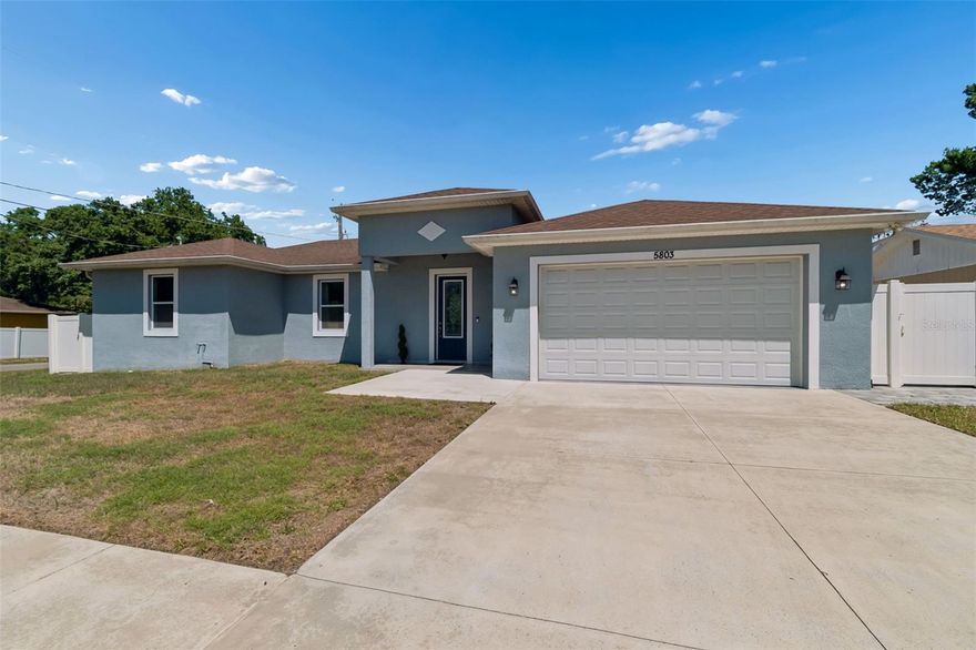 Wonderful 3/2.5 bath house with attached 2 car garage. Open floor plan with wood style tile floors, kitchen/family with shaker style white cabinetry, coffered ceiling, French doors to large covered porch. Master with separate shower area for privacy an d upgraded seamless shower.
Close to all main arteries, approximately 25 minutes to MacDill airforce base, close to all the eclectic restaurants of Seminole heights, including 
Riverwalk and Armature works