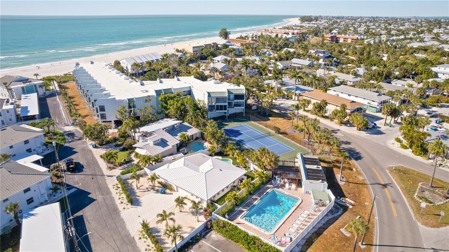 Wake up to the sound of waves and endless Gulf views in this beautifully situated two-bedroom, two-bath condo directly on the Gulf of Mexico. Step outside and onto the coveted, sugar-soft sandy beaches that make this area so sought after—perfect for morning walks, sunset strolls, and carefree beach days.
Inside, the condo features a newly renovated kitchen that’s both stylish and functional, ideal for entertaining or preparing meals after a day at the beach. The thoughtfully designed layout offers comfortable living spaces and bedrooms with excellent privacy, plus the convenience of an in-unit laundry facility for effortless everyday living.
Additional highlights include downstairs storage, perfect for beach chairs and gear, along with underground parking for added peace of mind. Located just minutes from shopping, restaurants, and local dining favorites, this condo perfectly balances relaxed beachfront living with easy access to all the best the area has to offer.
Whether you’re seeking a full-time residence, a vacation escape, or an investment opportunity, this Gulf-front condo delivers the coastal lifestyle everyone dreams of.  Come live your Anna Maria Life.